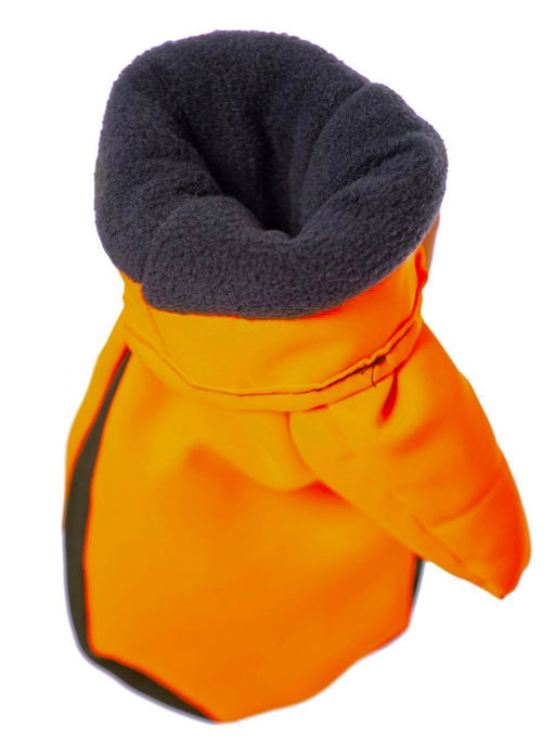 Варежки утепленные оранжевый