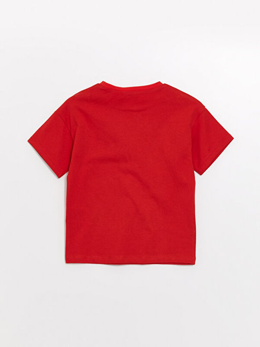 Bisiklet Yaka K?sa Kollu Hot Wheels Bask?l? Erkek Bebek Ti??rt - Waikiki фото 3