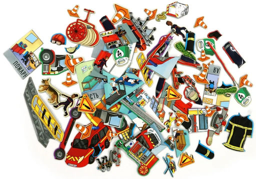 Пожарная команда. Интерактивная детская энциклопедия с магнитами (в коробке) . Блитман С. - Махаон фото 4