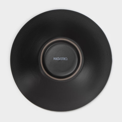 Цена за 4 шт. Салатник Magistro Black style, d=17.8 см, фарфор, чёрный  фото 4