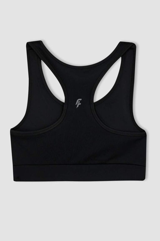 Спортивный бюстгальтер DeFactoFit с воротником-халтером  фото 10