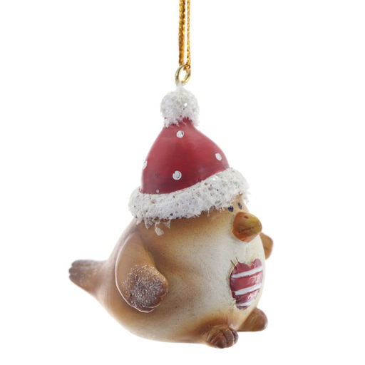 Фигурка декоративная подвесная "Птичка", L3 W5 H5 см, 2в.