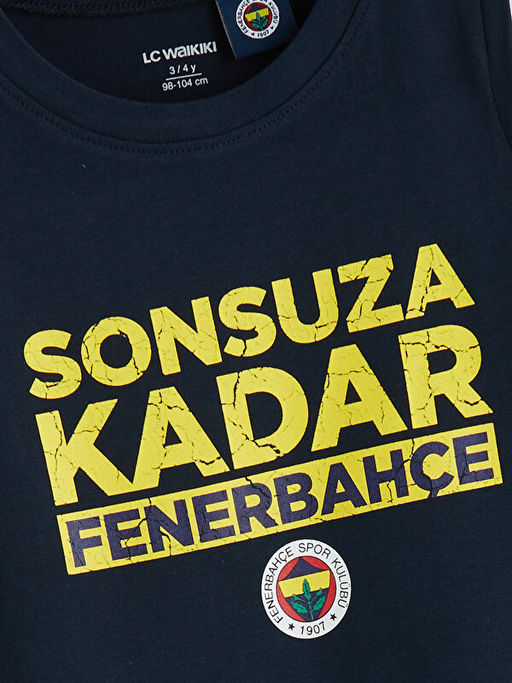 Bisiklet Yaka Fenerbah?e Bask?l? Erkek ?ocuk Atlet