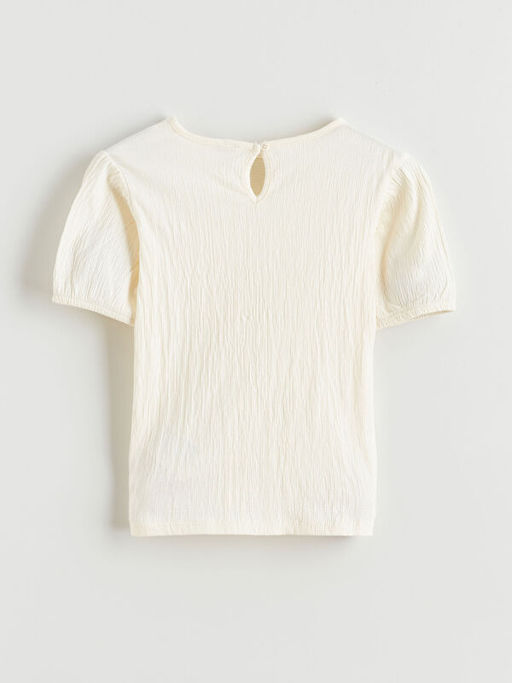 Balon Kollu Dokulu K?z ?ocuk Ti??rt