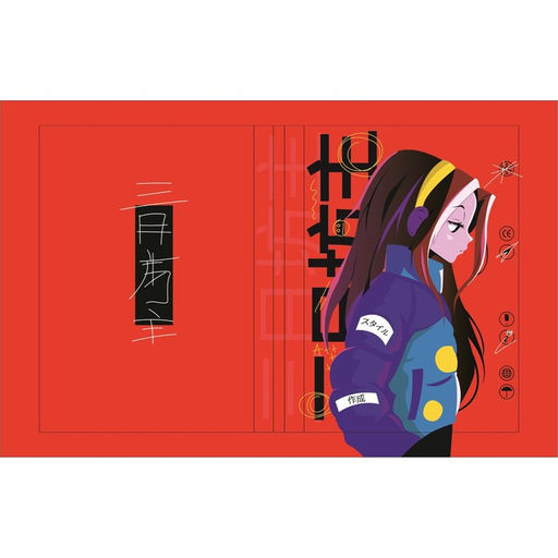 Блокнот А7 64 листа в клетку "АнимеArt", твёрдая обложка, блок офсет