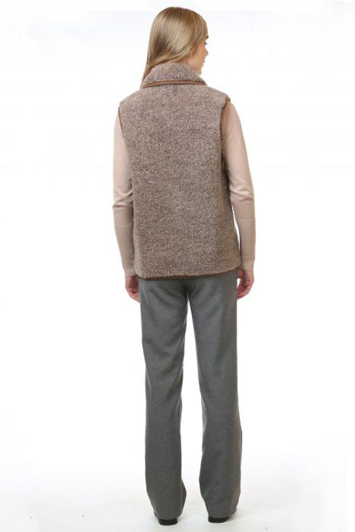 Жилет арт.1213-01/мол. воротник ТАРА Марроне - Altro фото 3