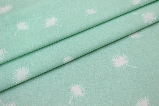 Поплин Одуванчики - зонтики, (комп), ш.1.5м, хлопок-100%, 110гр/м.кв - Купава фото 2