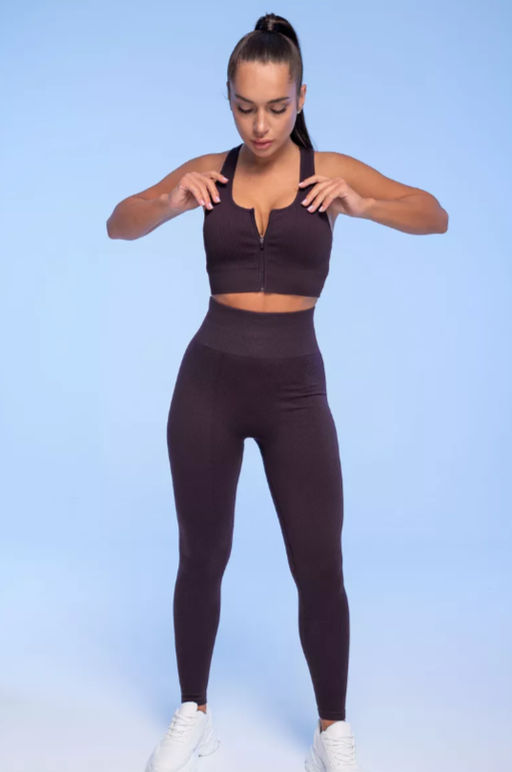 PELICAN, лосины спортивные женские, Фиолетовый  фото 3