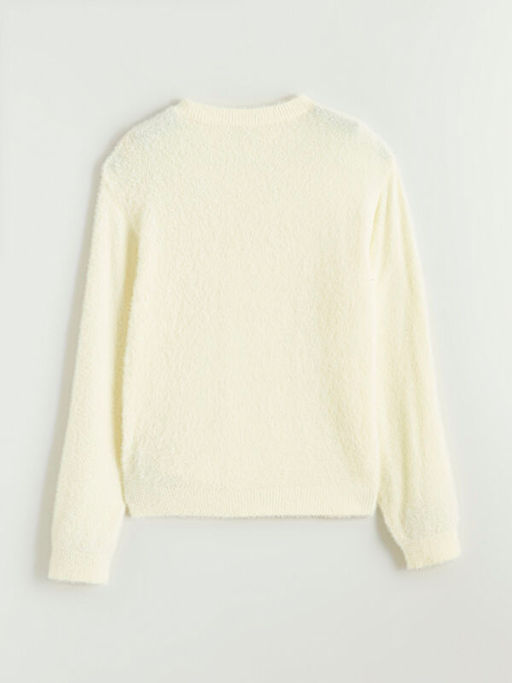 Bisiklet Yaka K?z ?ocuk Triko Kazak