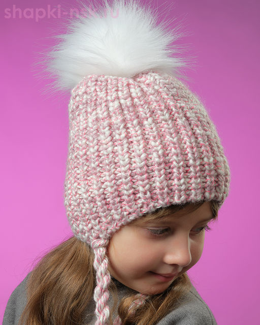 12617/2 MGU Ушанка для девочки флис (48-52)