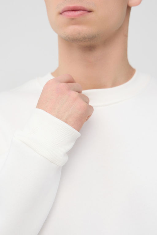 Джемпер, свитшот из мягкого футера с начёсом - Solo mio фото 4