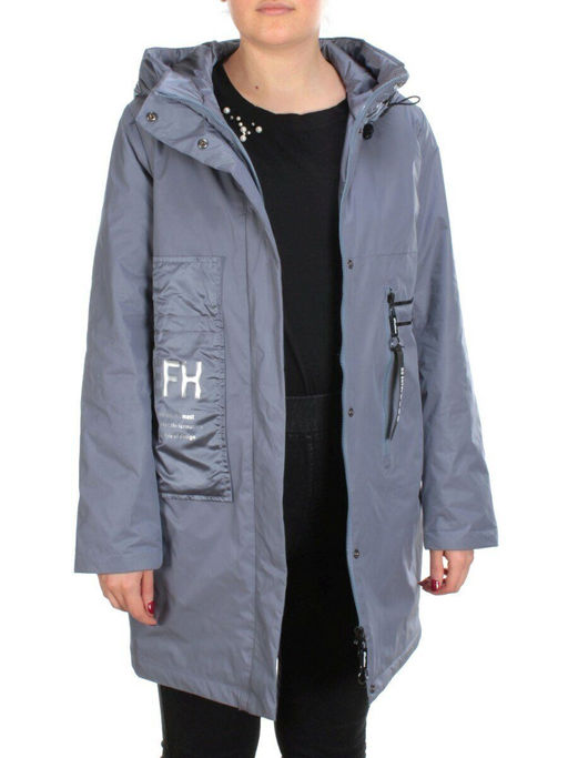 BM-07 LIGHT GRAY Куртка демисезонная женская (100 гр. синтепон) - Fashion фото 8