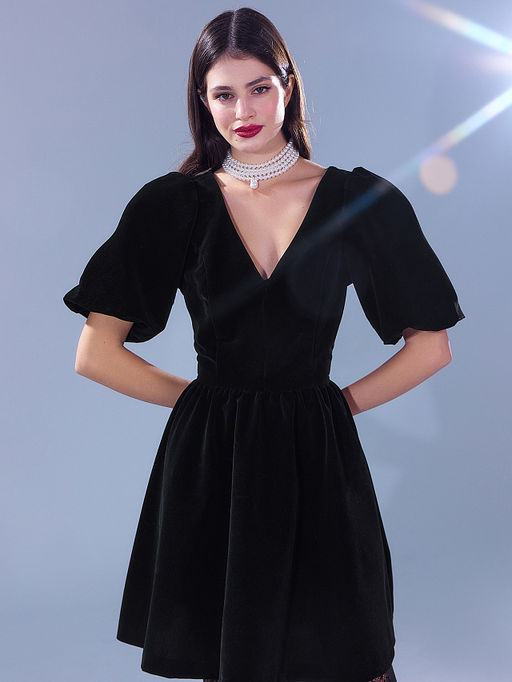 Платье женское новогоднее черное - Mark formelle фото 2