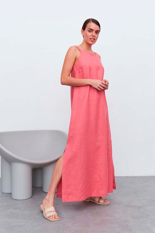 Сарафан длинный D010 1_ROSE/Розовый