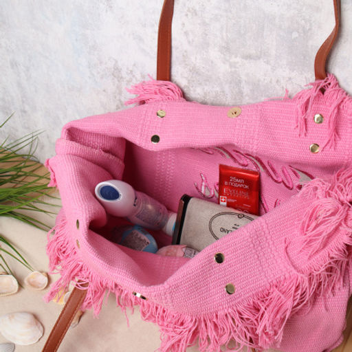 Сумка 36x50x14 / BLY-103 /уп 50/ розовая - ГалеонТрейд фото 3