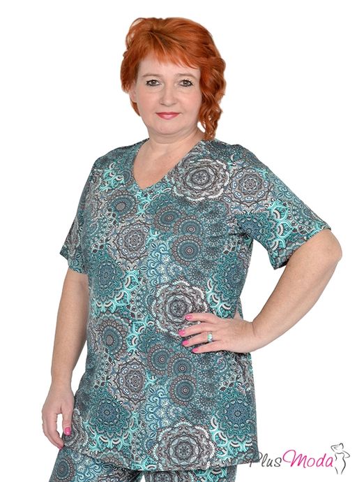 Туника Модель №1206 размеры 44-84 - Plusmoda фото 2