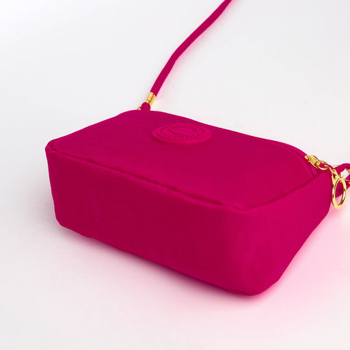 Сумка женская кросс-боди на молнии, цвет фуксия - Simaland фото 7