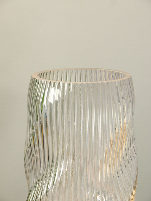 Ваза «Венди», 29×12×10 см, стекло, прозрачная