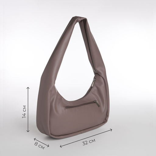 Сумка женская TEXTURA, багет, маленький размер, цвет бежевый  фото 2