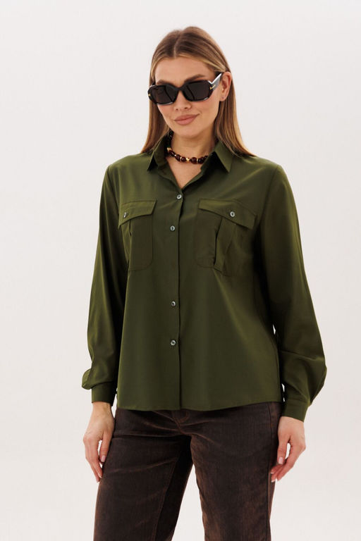 Рубашка ANELLI 1819 хвойный  фото 3