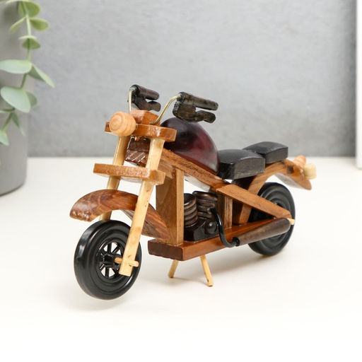 Фигурка дерево «Ретро. Мотоцикл», 11×4.5×16 см, МИКС