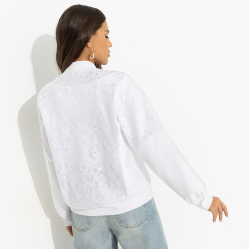 Бомбер с кружевом Мой стиль мои правила - Charutti фото 5