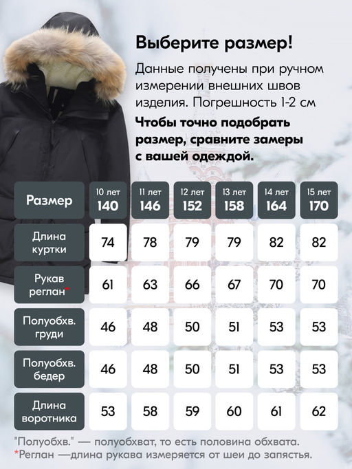Куртка парка зимняя подростковая для девочки с капюшоном и мехом черного цвета 9448Ch - Mtforce фото 5