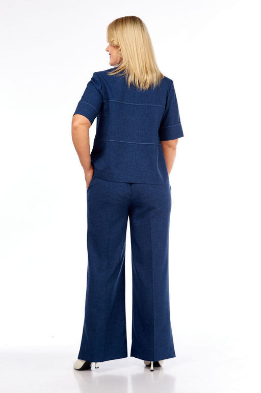 Костюм VILENA 1083-Р синий меланж