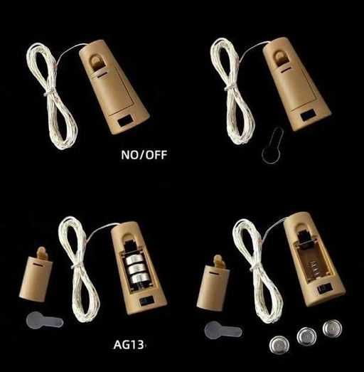 Гирлянда пробка для бутылки, цветной свет