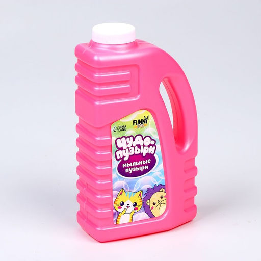 Раствор для мыльных пузырей, 1000 мл, МИКС - Funny toys фото 3