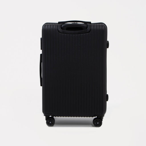 Чемодан большой 26, кодовый замок, цвет белый/чёрный - Simaland фото 5