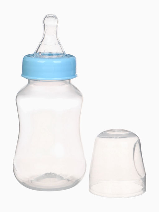 Бутылочка для кормления M&B, классическое горло, от 0 мес., 150 мл., голубой