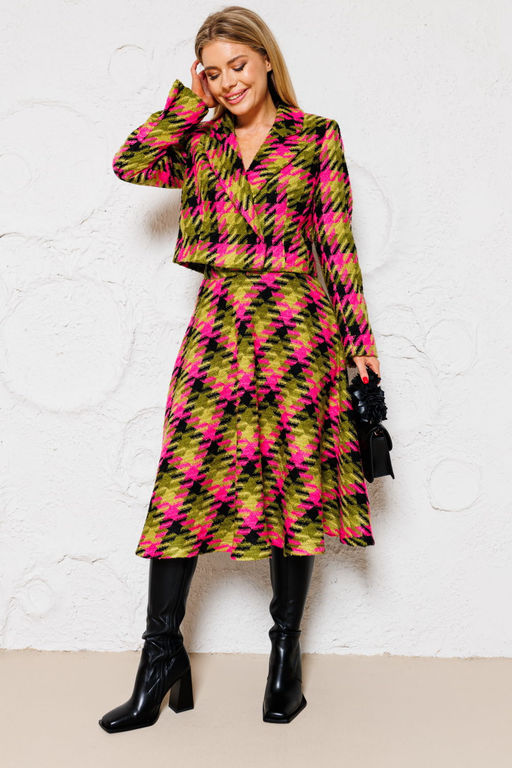 Жакет AmberA 1042-2 мозайка  фото 3