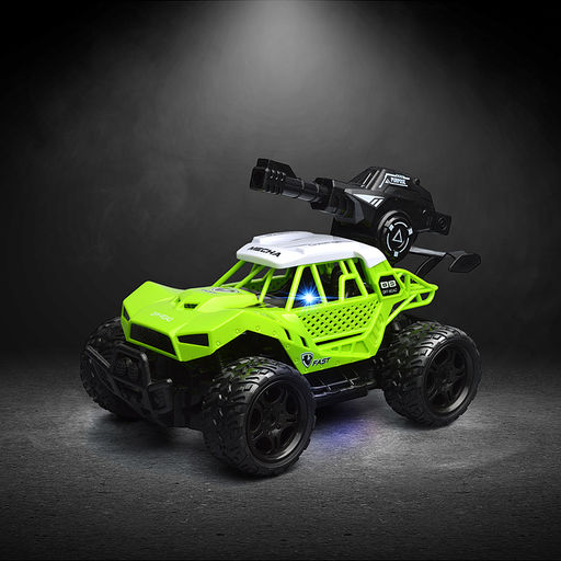 Машина с водяной пушкой, р/у, цвет ярко-красный, 27 MGz, в коробке