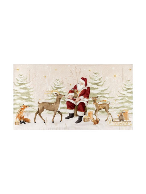 Полотенце Этель Christmas forest, 40×73 см, 100% хлопок, саржа 190 г/м²