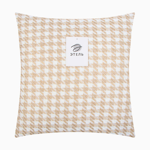 Наволочка декоративная Этель Trend 43х43 см , цвет бежевый, 100 % полиэстер  фото 4
