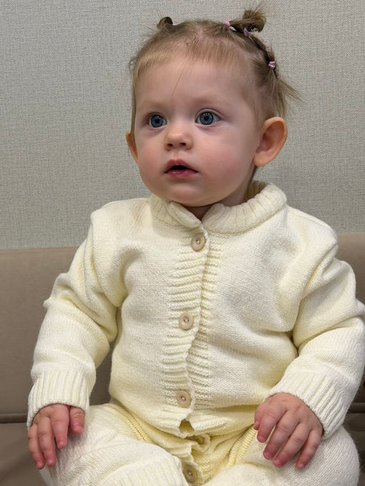 Молочный полушерстяной комбинезон - Kogankids фото 11
