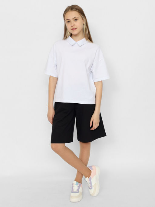 CRB wear/CWJG 63605-20 Джемпер для девочки,белый/Ex.Cherubino  фото 2