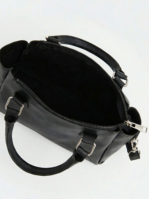 Deri G?r?n?ml? Kad?n Omuz ?antas?