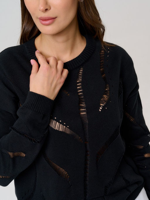 Джемпер женский 12421-53015 black - Eleganzza фото 6