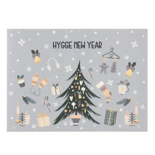 Новогодняя салфетка на стол Hygge New Year ПВХ, 40х29 см - Доляна фото 2