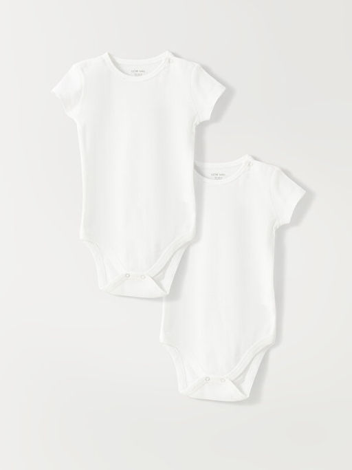 Bisiklet Yaka K?sa Kollu Basic K?z Bebek ??t??tl? Body 2li