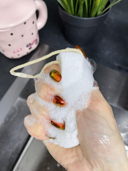 ЭКО губка для посуды "Burger"