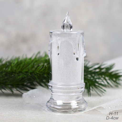 Свеча светодиодная 11х4 см / VFR-106 /уп 12/240/ - ГалеонТрейд фото 2