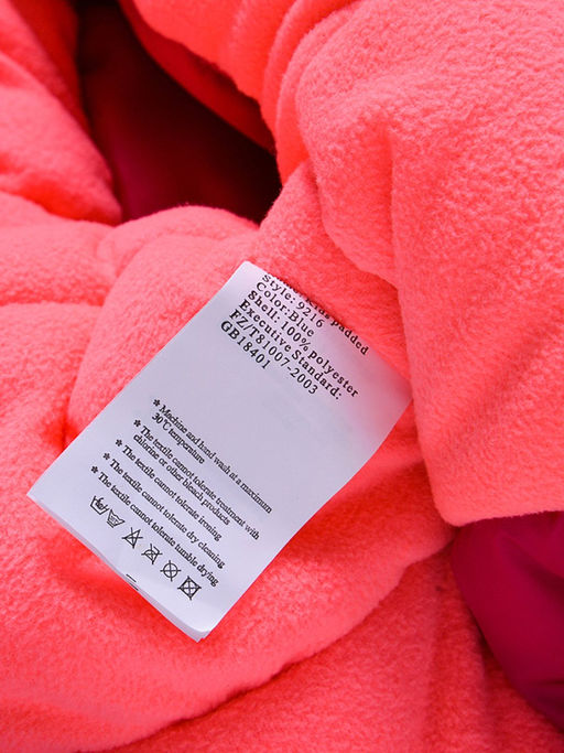 Комбинезон Valianly детский для девочки оранжевого цвета 9216O  фото 11