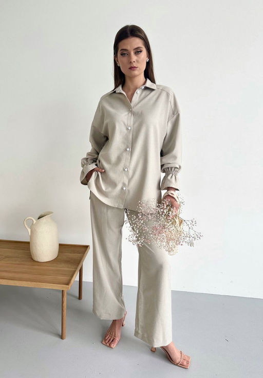 Рубашка AURA 2104-170 серый  фото 5