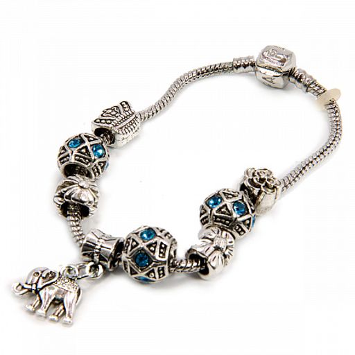 Браслет Пандора Голубым фианит символ карьерного роста и налаживания отношений