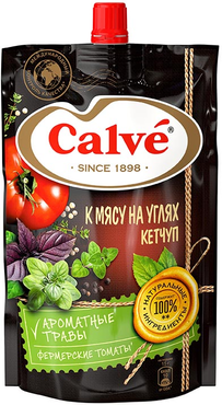 Calve, кетчуп К мясу на углях, 350 г