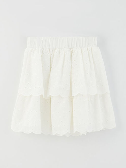 Beli Lastikli Dantel Detayl? K?z ?ocuk Etek - Waikiki фото 2