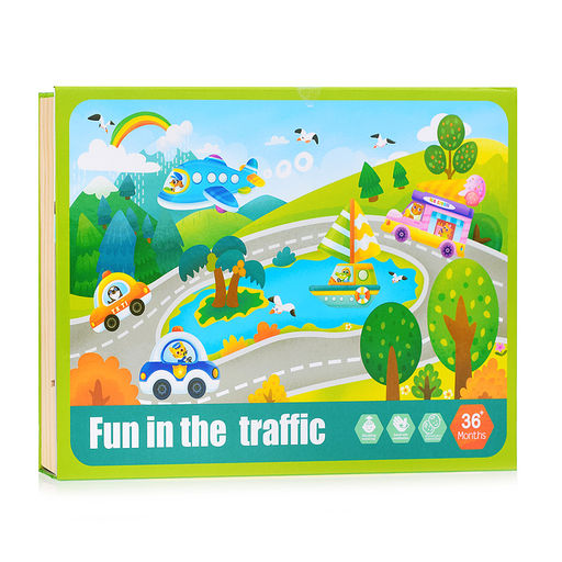 Мозаика магнитная Дорожное движение в коробке - Щепочка фото 7